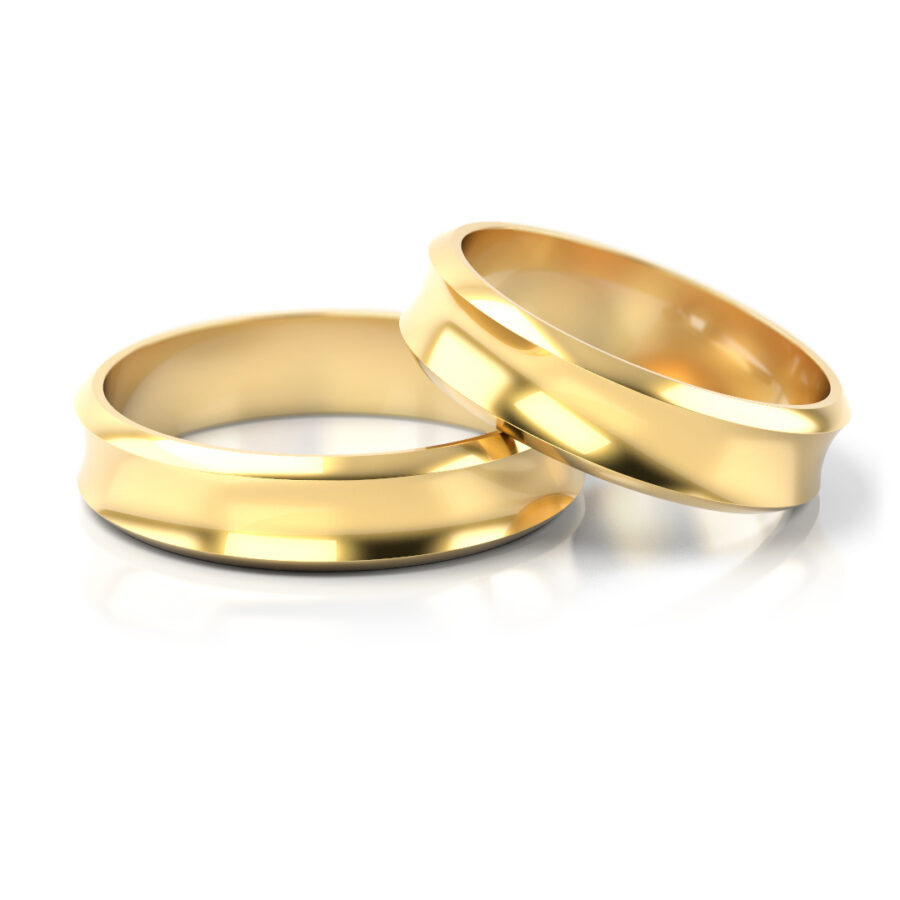 Obrączki ślubne złote klasyczne
