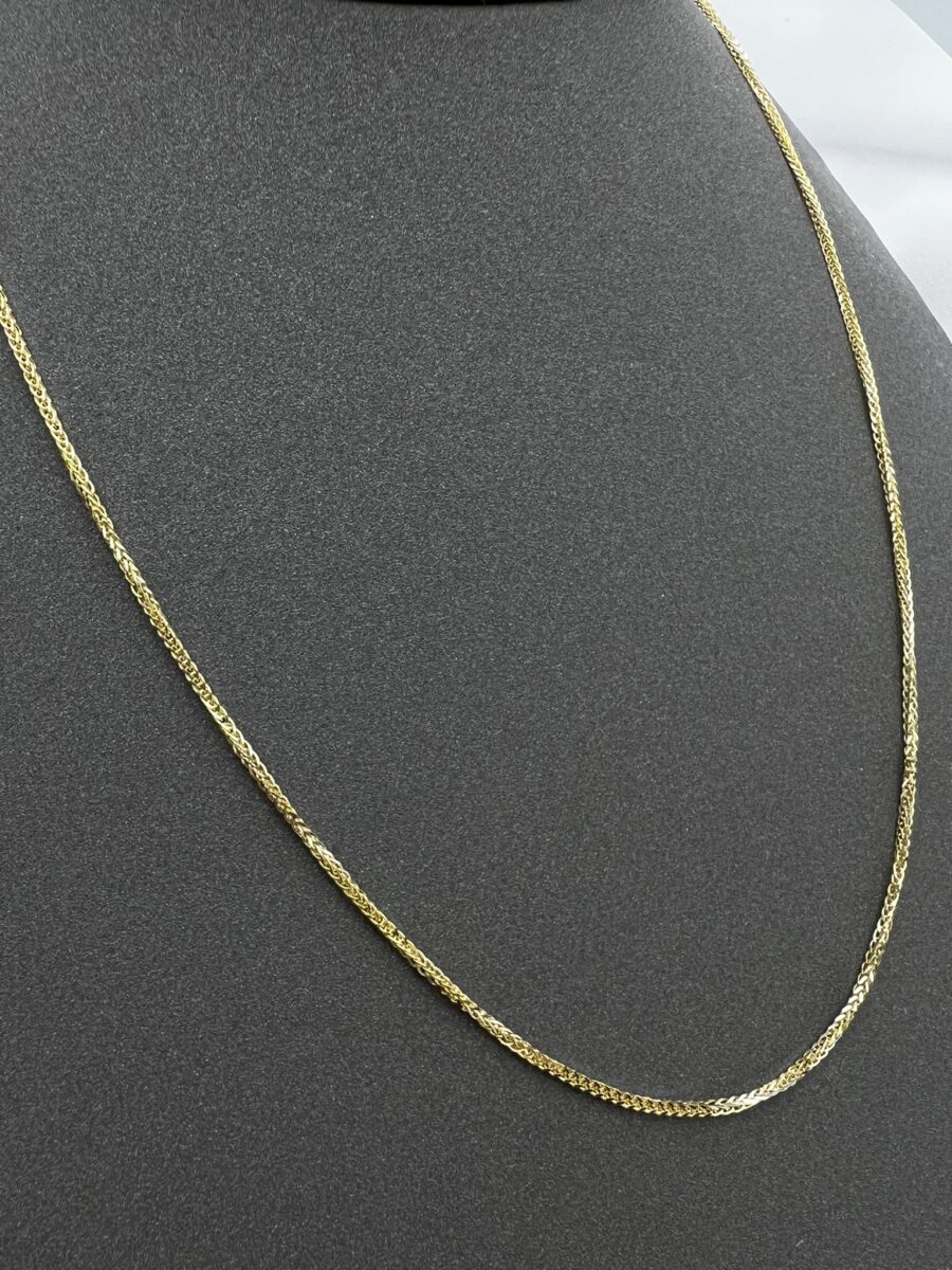 Łańcuszek złoty lisi ogon złoto 585 rozmiar 45 cm pięknie się mieni