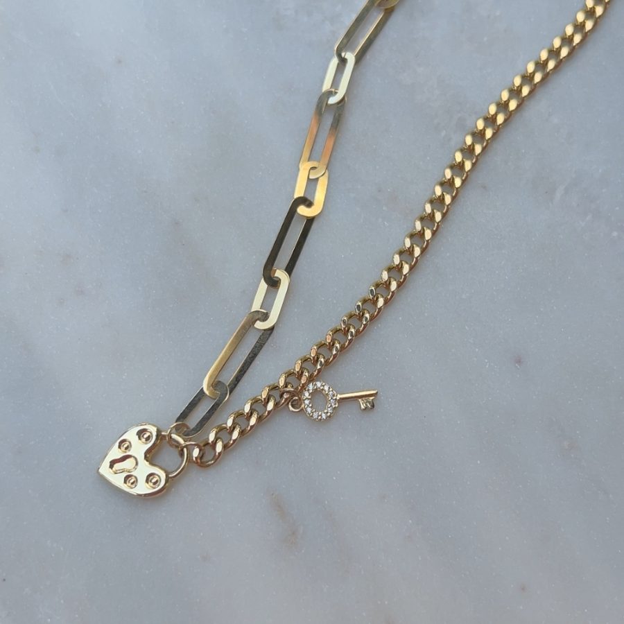 Naszyjnik złoty chain G06 - obrazek 3