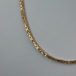 Złoty łańcuszek łańcuch splot królewski długość 50cm bizantyjski około 11g 12g złoto 585 14kt dla mężczyzny dla niego dla chłopaka pełen klasyk pełny polerowany błyszczący chain link