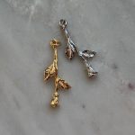 Zawieszka róża duża różyczka srebro srebro pozłacane złocone srebro 925 złota srebrna róża zawieszka na łańcuszek prezent dla niej wyjątkowa zawieszka