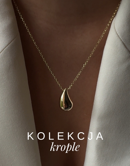 Biżuteria z kroplą kropla drop
