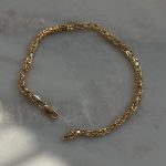 Złota bransoletka splot królewski bizantyjski srebro pozłacane złocone srebro 925 brasnoletka gruba splot królewski złocona męska bransoletka dla niego dla mężczyzny