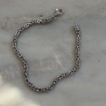 Bransoletka splot królewski bizantyjski srebro 925 rodowane porodowane gruba bransoletka splot królewski dla niego męska prezent dla mężczyzny