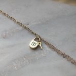 Złota bransoletka kłódka serduszko kluczyk splot z serduszkami złoto 585 14k gruba spinaczowy splot modowy chain ogniwska podwójna duża kłódka z kluczykiem prezent dla niej