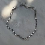 Męska bransoletka srebrna srebro oksydowane polerowane połysk ciemne srebro 925 modowa stylowa dla niego gruby splot gęsty