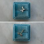 Kolczyk do piercingu piercing złoto 585 14k gwiazdka kawałek gwiazdka obcięta gwiazdka 8mm do chrząstki heliź upper lobe