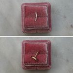 Piercing kolczyk do piercingu złoto 585 14k labret 7mm 0,7cm wkręcany wewnetrzny gwint płaski tył wygodny cyrkonie łuk półokrągły ułozone cyrkonie rząd cyrkonii helix conch łuk