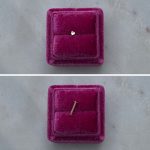 Złoty kolczyk serduszko serce złoto 585 14k labret płaski tył 6mm mini serce minimalistyczne zakecany wewnętrzny gwint helix upper lobe tragus forward helix