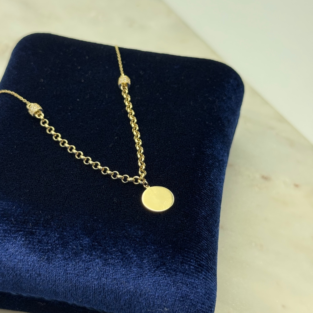 Naszyjnik złoty z monetką - obrazek 13
