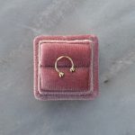 Złoty kolczyk do piercingu złoto 585 14kt piercing podkówka z kuleczkami do nosa do helixa do forward helixa okrągły z kuleczkami zakręcanymi złoto wysoka próba